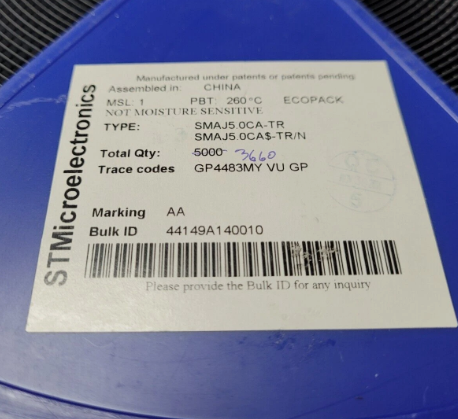 SMAJ5.0CA-TR STMicroelectronics